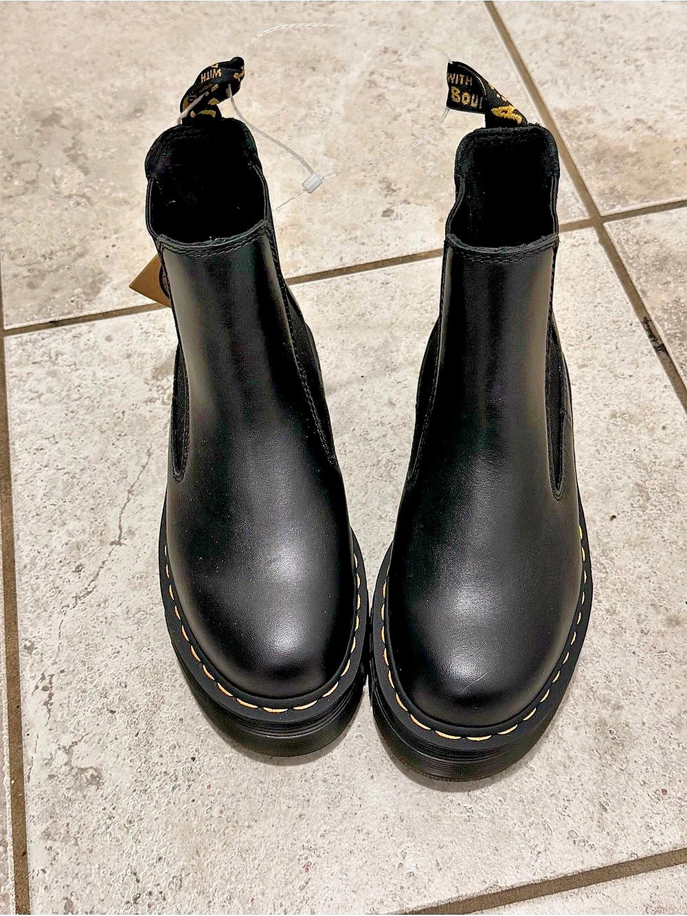 Dr. Martens 2976 Quad Platform Chelsea Boots Black